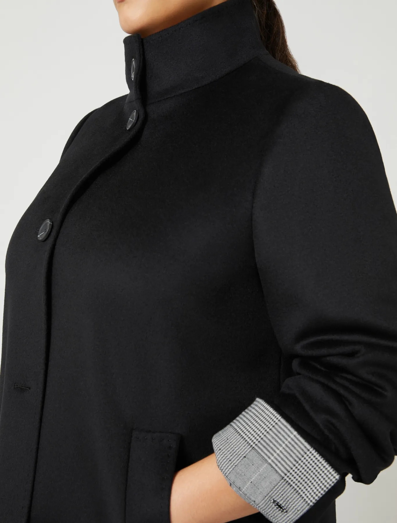 Marina Rinaldi Cappotti & Trench | Cappotti & Trench*Cappotto in drap di lana NERO