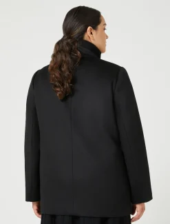 Marina Rinaldi Cappotti & Trench | Cappotti & Trench*Cappotto in drap di lana NERO