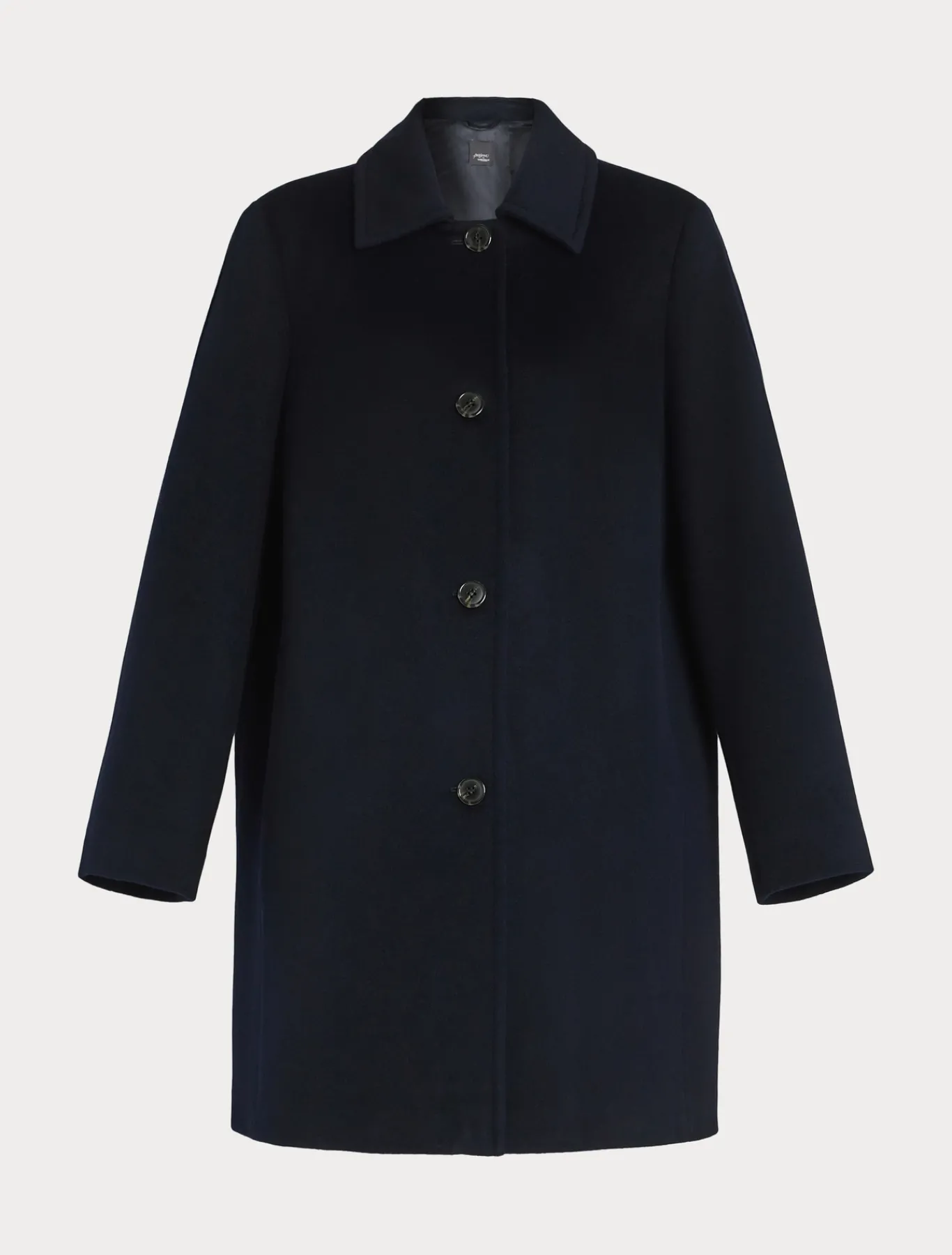 Marina Rinaldi Cappotti & Trench | Cappotti & Trench*Cappotto in drap di lana BLUNOTTE