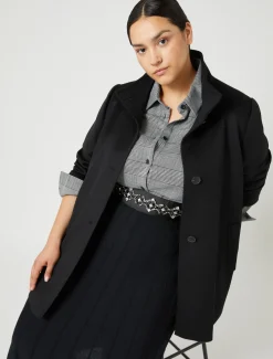 Marina Rinaldi Cappotti & Trench | Cappotti & Trench*Cappotto in drap di lana NERO