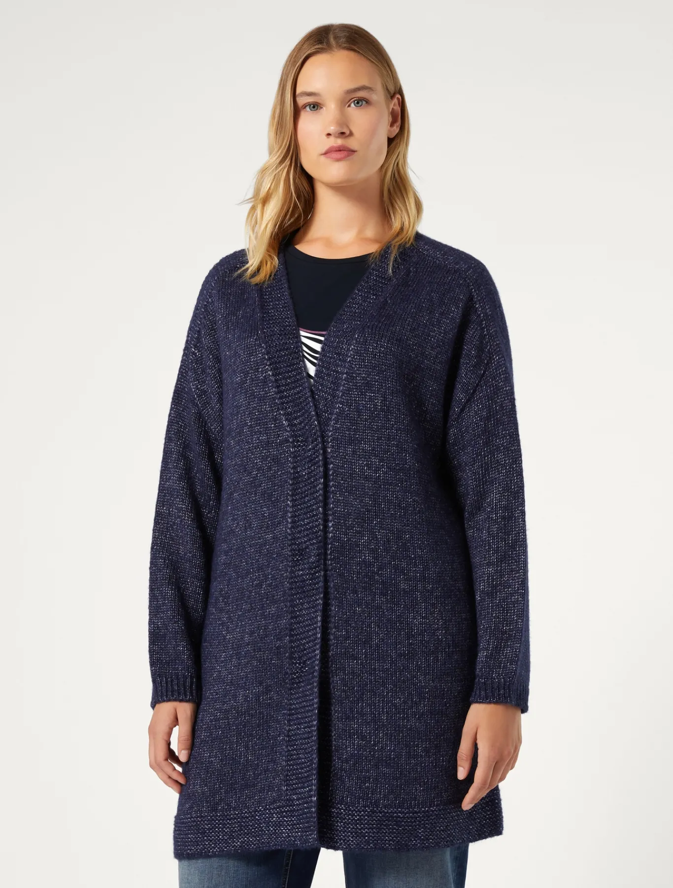 Marina Rinaldi Cappotti & Trench | Cappotti & Trench*Cappotto in filato di maglia BLUMARINO