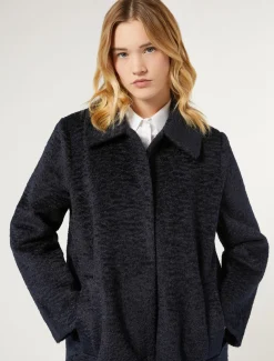 Marina Rinaldi Cappotti & Trench | Cappotti & Trench*Cappotto in jersey BLUMARINO