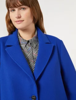 Marina Rinaldi Cappotti & Trench | Cappotti & Trench*Cappotto in jersey stretch BLUCINA