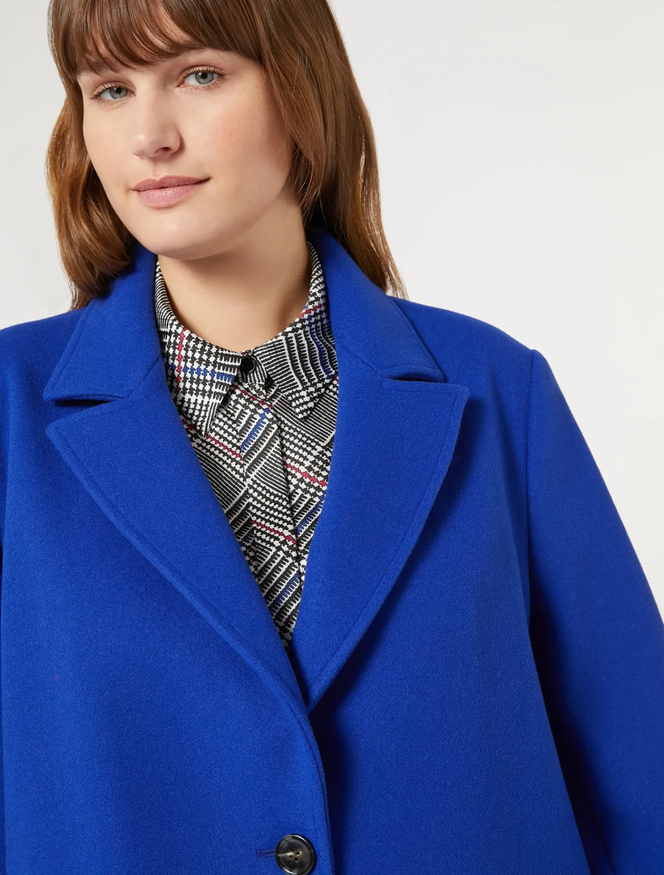 Marina Rinaldi Cappotti & Trench | Cappotti & Trench*Cappotto in jersey stretch BLUCINA
