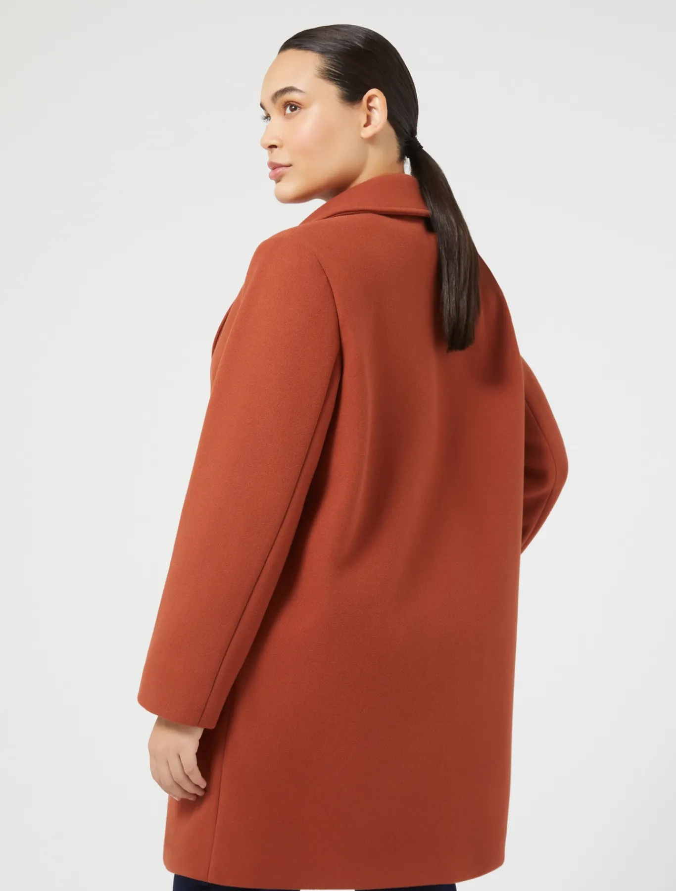 Marina Rinaldi Cappotti & Trench | Cappotti & Trench*Cappotto in jersey stretch MANDARINO