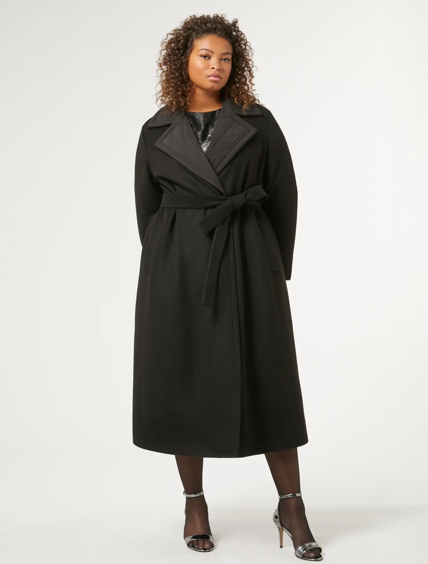 Marina Rinaldi Cappotti & Trench | Cappotti & Trench*Cappotto lungo reversibile NERO