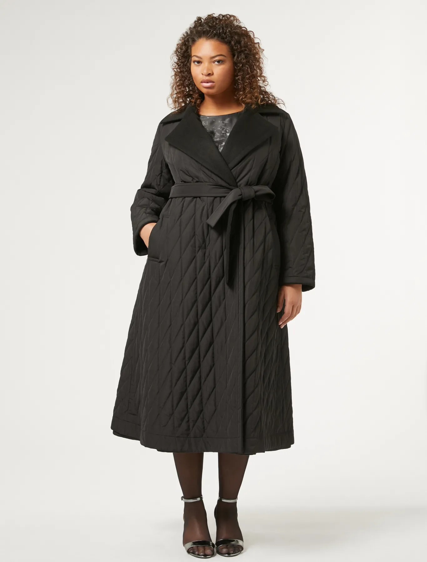 Marina Rinaldi Cappotti & Trench | Cappotti & Trench*Cappotto lungo reversibile NERO