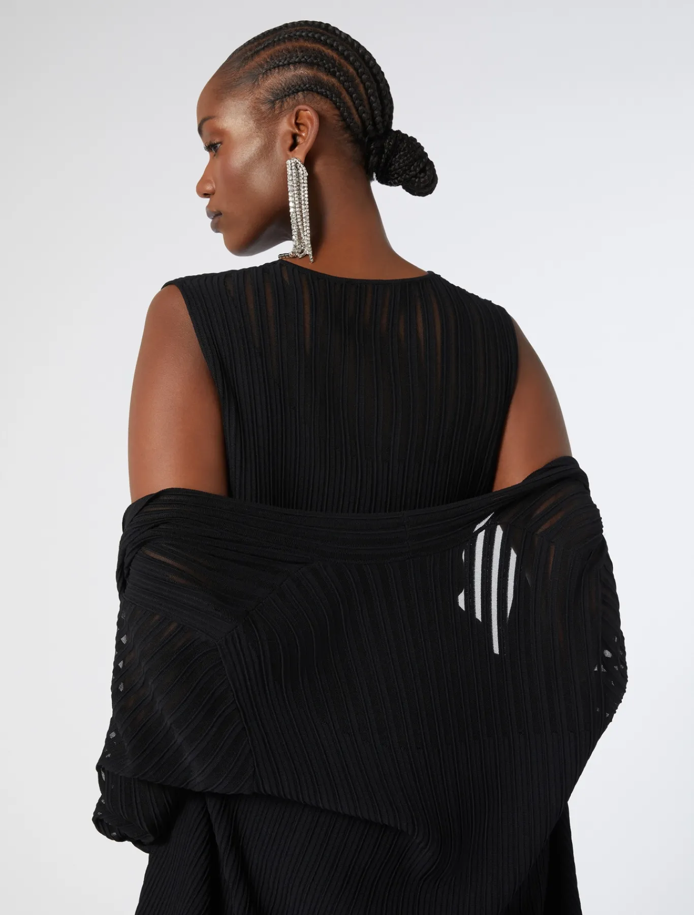 Marina Rinaldi Bluse | Maglieria*Cardigan e top in viscosa NERO