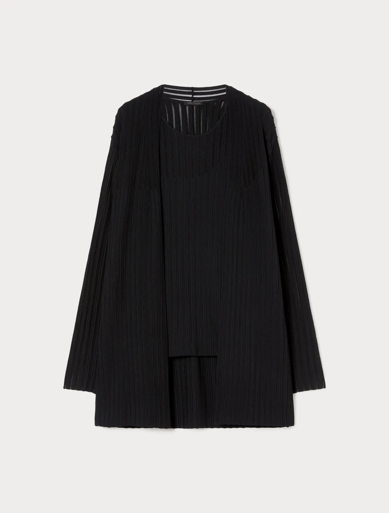 Marina Rinaldi Bluse | Maglieria*Cardigan e top in viscosa NERO