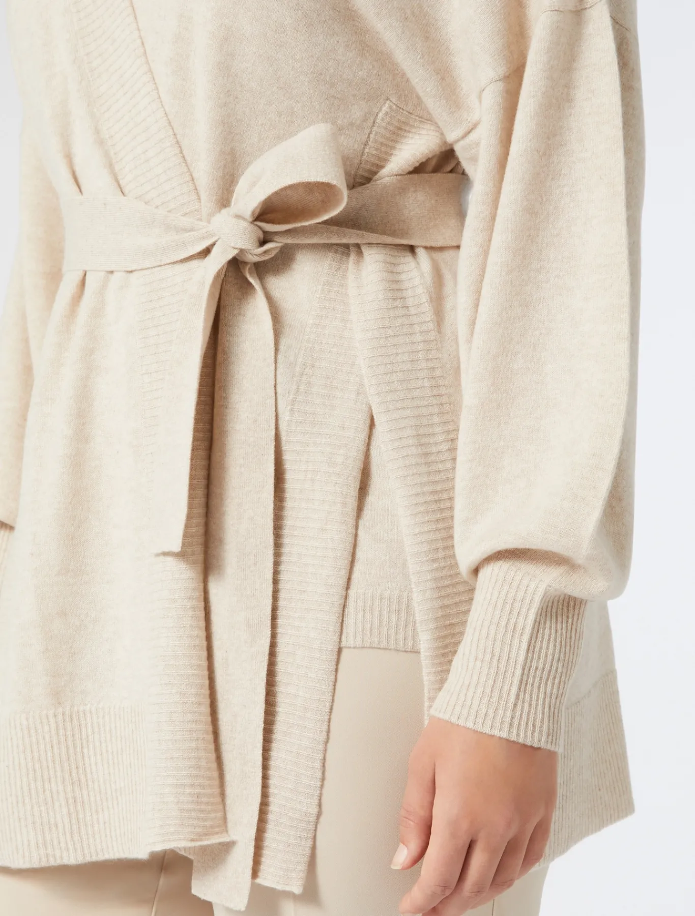 Marina Rinaldi Maglieria | Maglieria*Cardigan in cachemire BEIGE