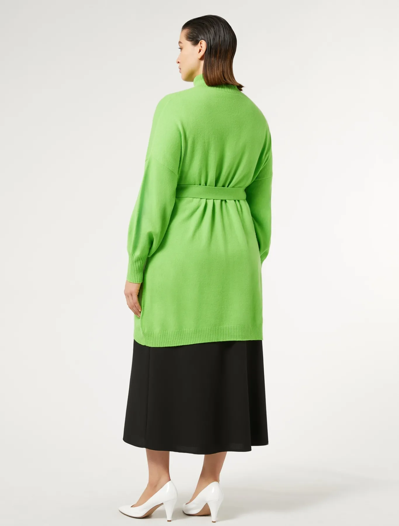 Marina Rinaldi Maglieria | Maglieria*Cardigan in cachemire LIME