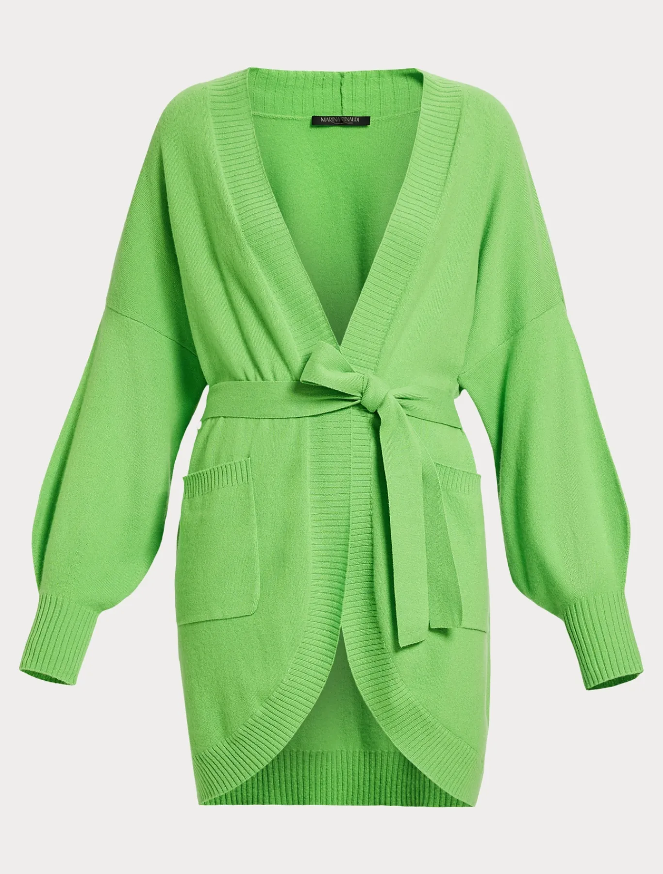 Marina Rinaldi Maglieria | Maglieria*Cardigan in cachemire LIME