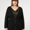 Marina Rinaldi Maglieria | Maglieria*Cardigan in cotone NERO
