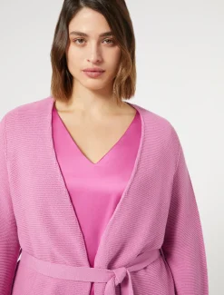 Marina Rinaldi Maglieria | Maglieria*Cardigan in cotone ROSA