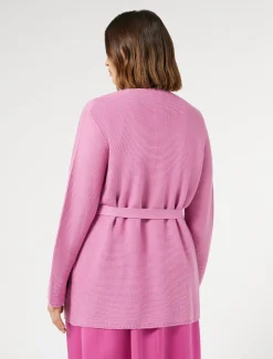 Marina Rinaldi Maglieria | Maglieria*Cardigan in cotone ROSA