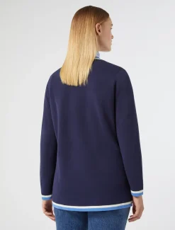 Marina Rinaldi Maglieria | Maglieria*Cardigan in cotone modal BLU