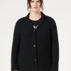 Marina Rinaldi Maglieria | Maglieria*Cardigan in filato di maglia e lana NERO