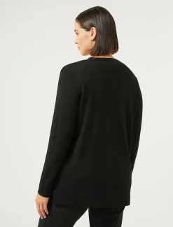 Marina Rinaldi Maglieria | Maglieria*Cardigan in lana NERO