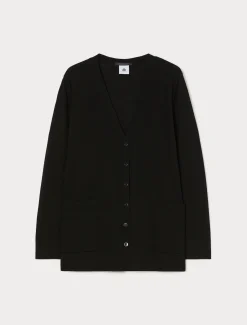 Marina Rinaldi Maglieria | Maglieria*Cardigan in lana NERO