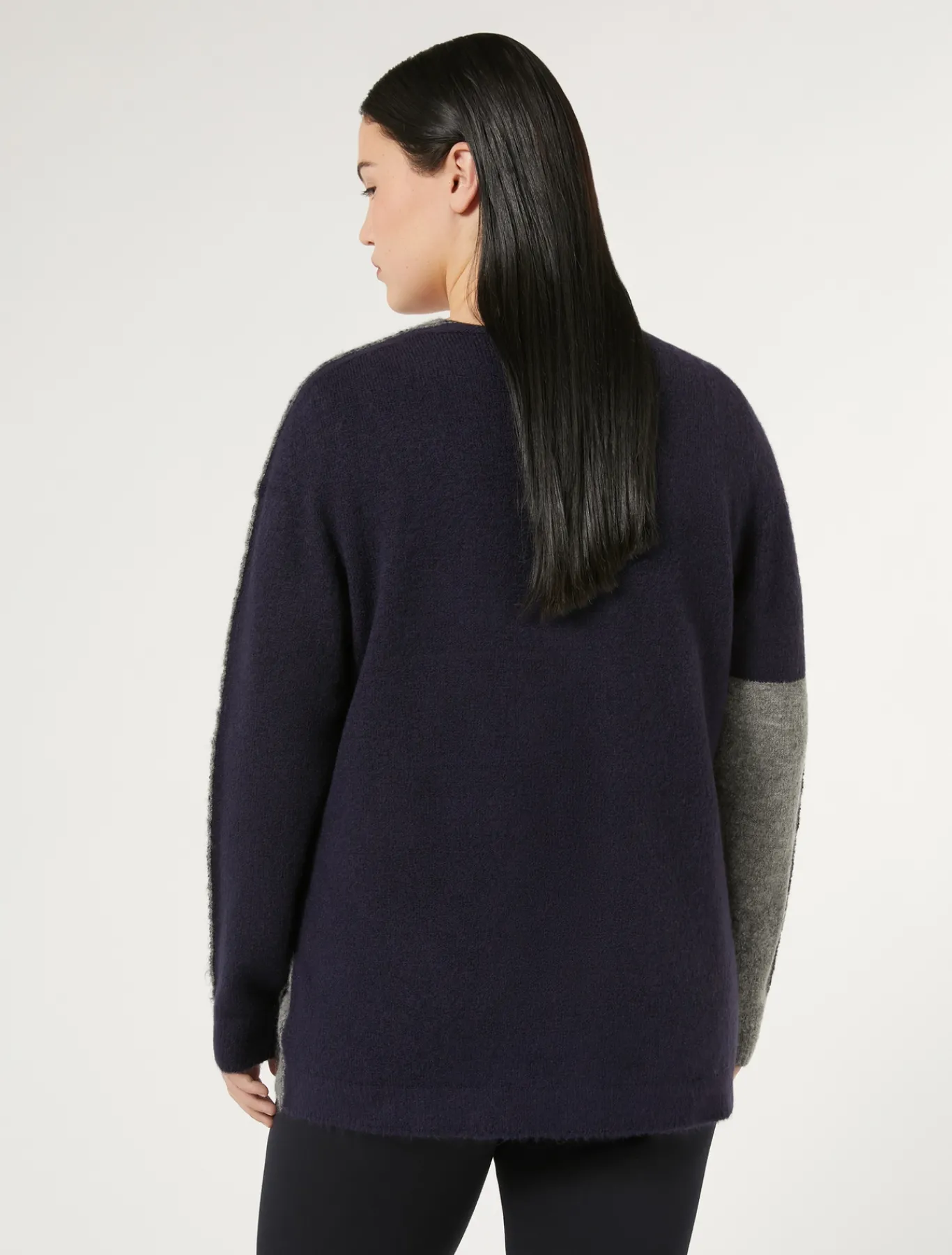 Marina Rinaldi Maglieria | Maglieria*Cardigan in lana soft BLUMARINO