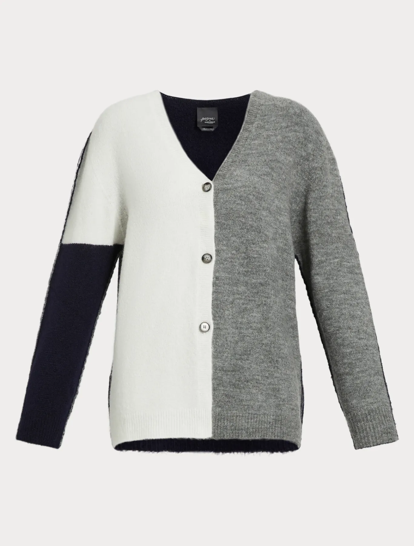 Marina Rinaldi Maglieria | Maglieria*Cardigan in lana soft BLUMARINO