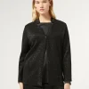 Marina Rinaldi Maglieria | Maglieria*Cardigan in maglia con paillettes NERO