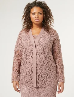 Marina Rinaldi Maglieria | Maglieria*Cardigan in maglia con ricamo CIPRIA