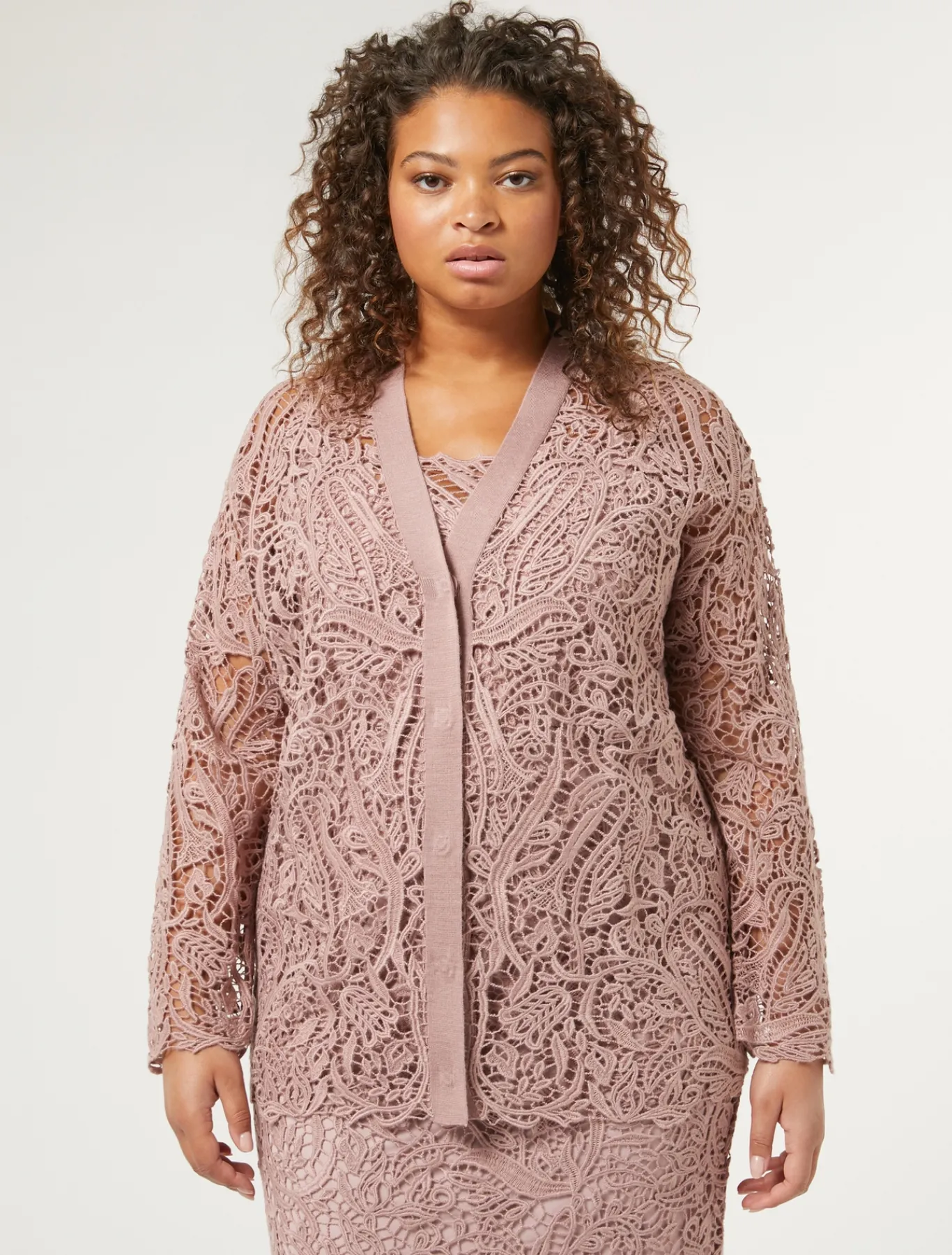 Marina Rinaldi Maglieria | Maglieria*Cardigan in maglia con ricamo CIPRIA