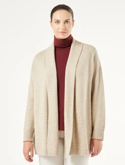 Marina Rinaldi Maglieria | Maglieria*Cardigan in misto cachemire BEIGE