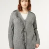 Marina Rinaldi Maglieria | Maglieria*Cardigan in misto lana GRIGIOMEDIO
