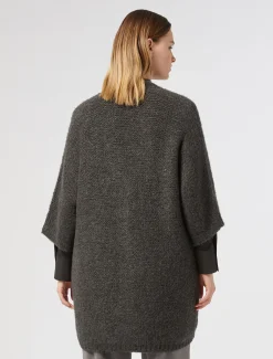 Marina Rinaldi Maglieria | Maglieria*Cardigan in misto lana GRIGIOMEDIO