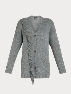 Marina Rinaldi Maglieria | Maglieria*Cardigan in misto lana GRIGIOMEDIO