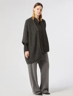 Marina Rinaldi Maglieria | Maglieria*Cardigan in misto lana GRIGIOMEDIO