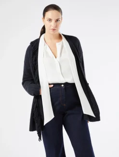 Marina Rinaldi Maglieria | Maglieria*Cardigan in misto lana BLUNOTTE