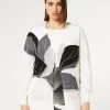 Marina Rinaldi Maglieria | Maglieria*Cardigan in misto lana e seta BIANCO
