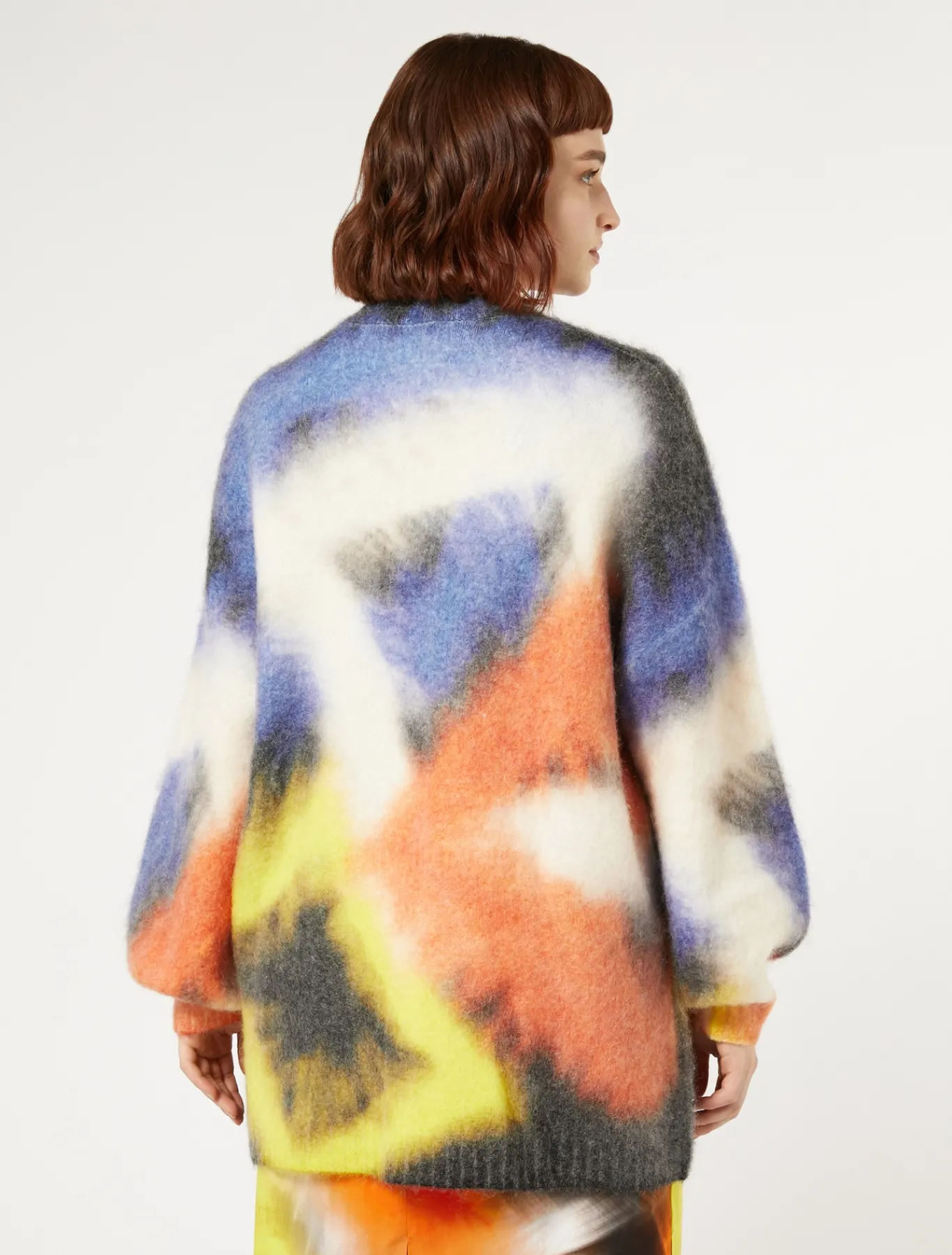 Marina Rinaldi Maglieria | Maglieria*Cardigan in misto mohair NERO