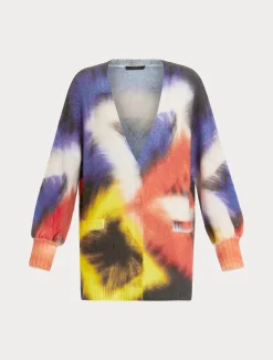 Marina Rinaldi Maglieria | Maglieria*Cardigan in misto mohair NERO