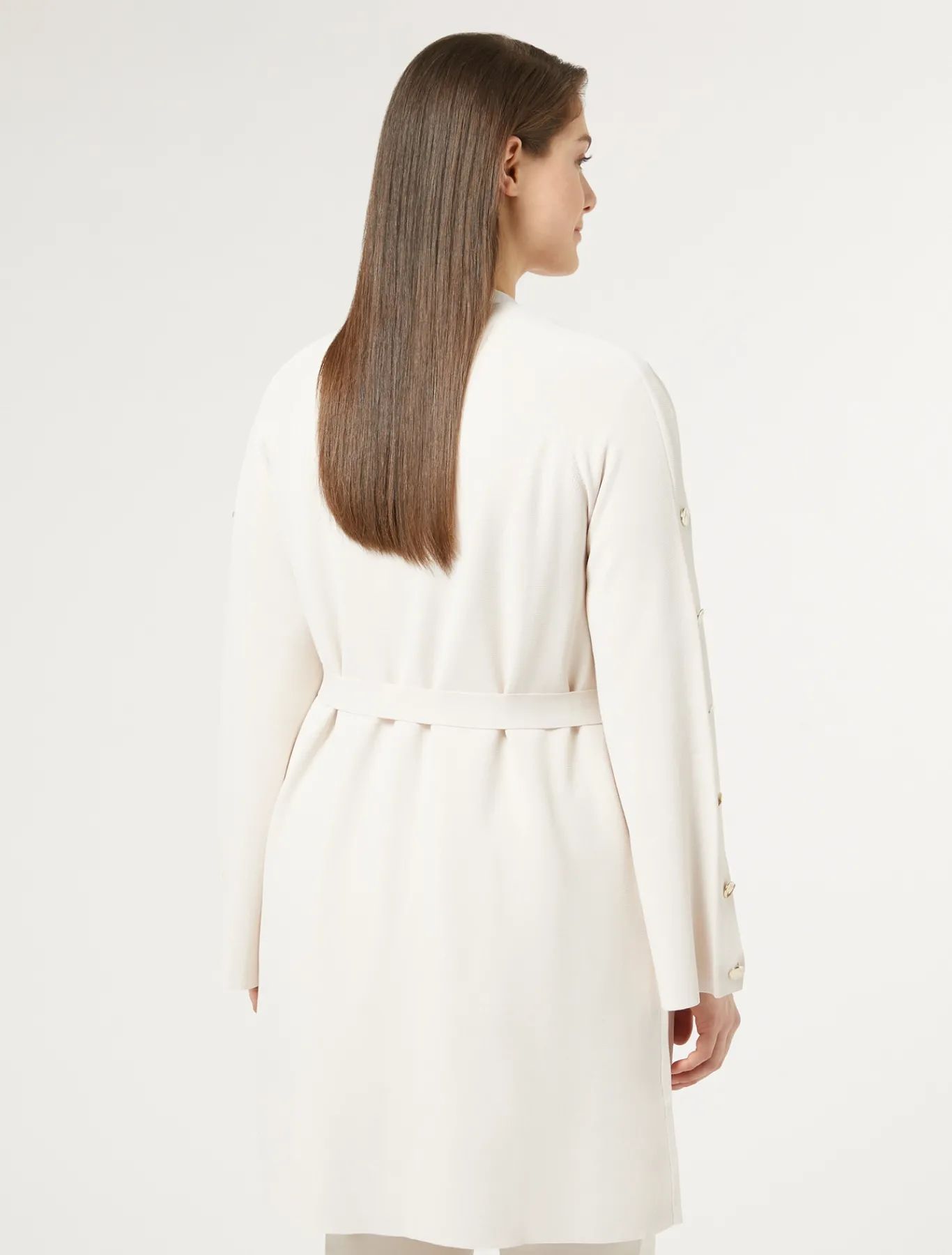 Marina Rinaldi Maglieria | Maglieria*Cardigan in viscosa BIANCOAVORIO