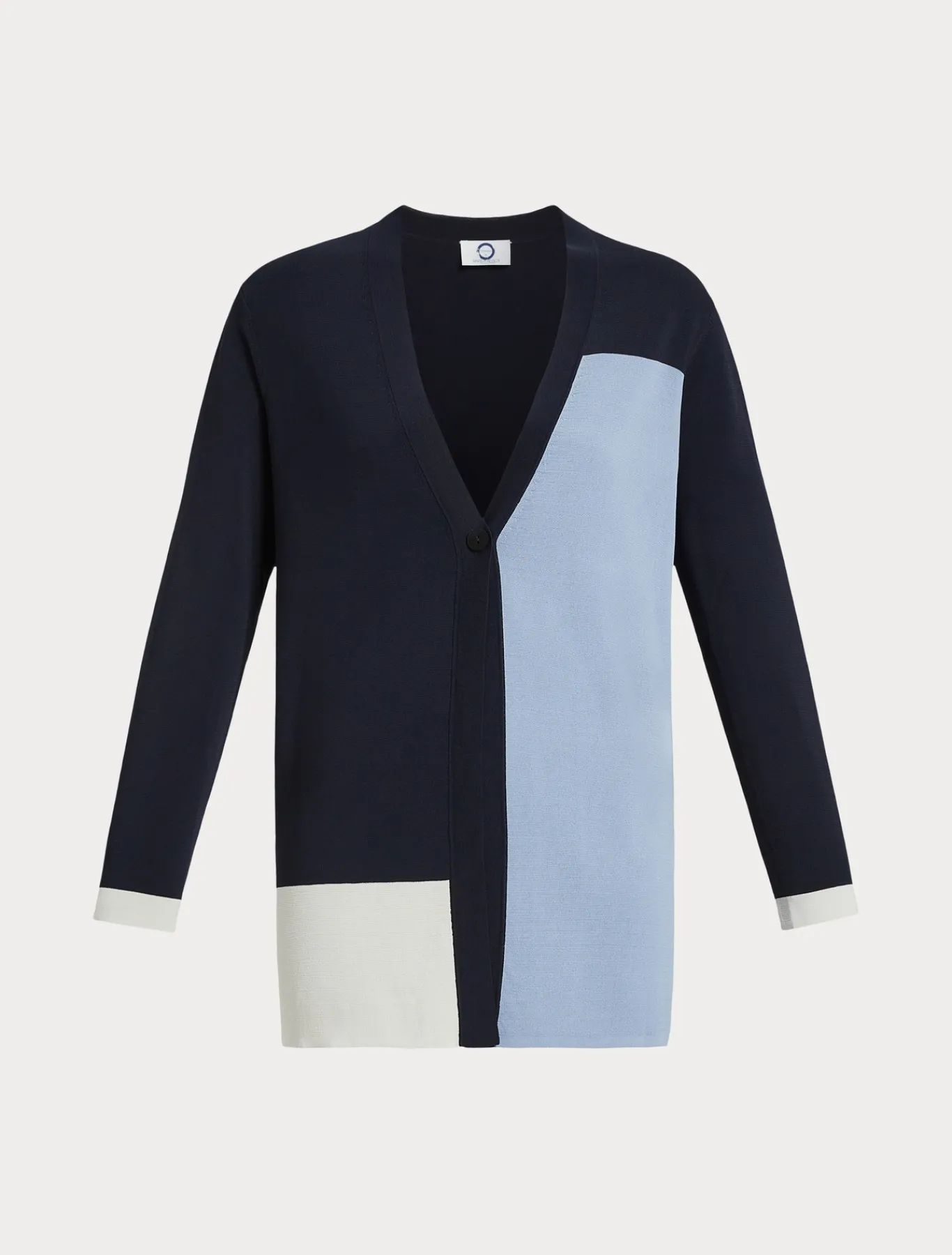 Marina Rinaldi Maglieria | Maglieria*Cardigan in viscosa stretch BLUNOTTE