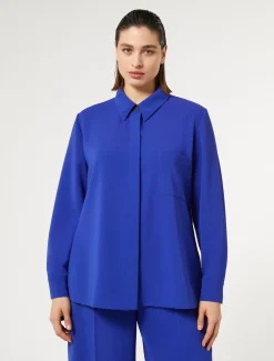 Marina Rinaldi Camicie & Bluse | Camicie & Bluse*Casacca in cady triacetato BLUVIOLA