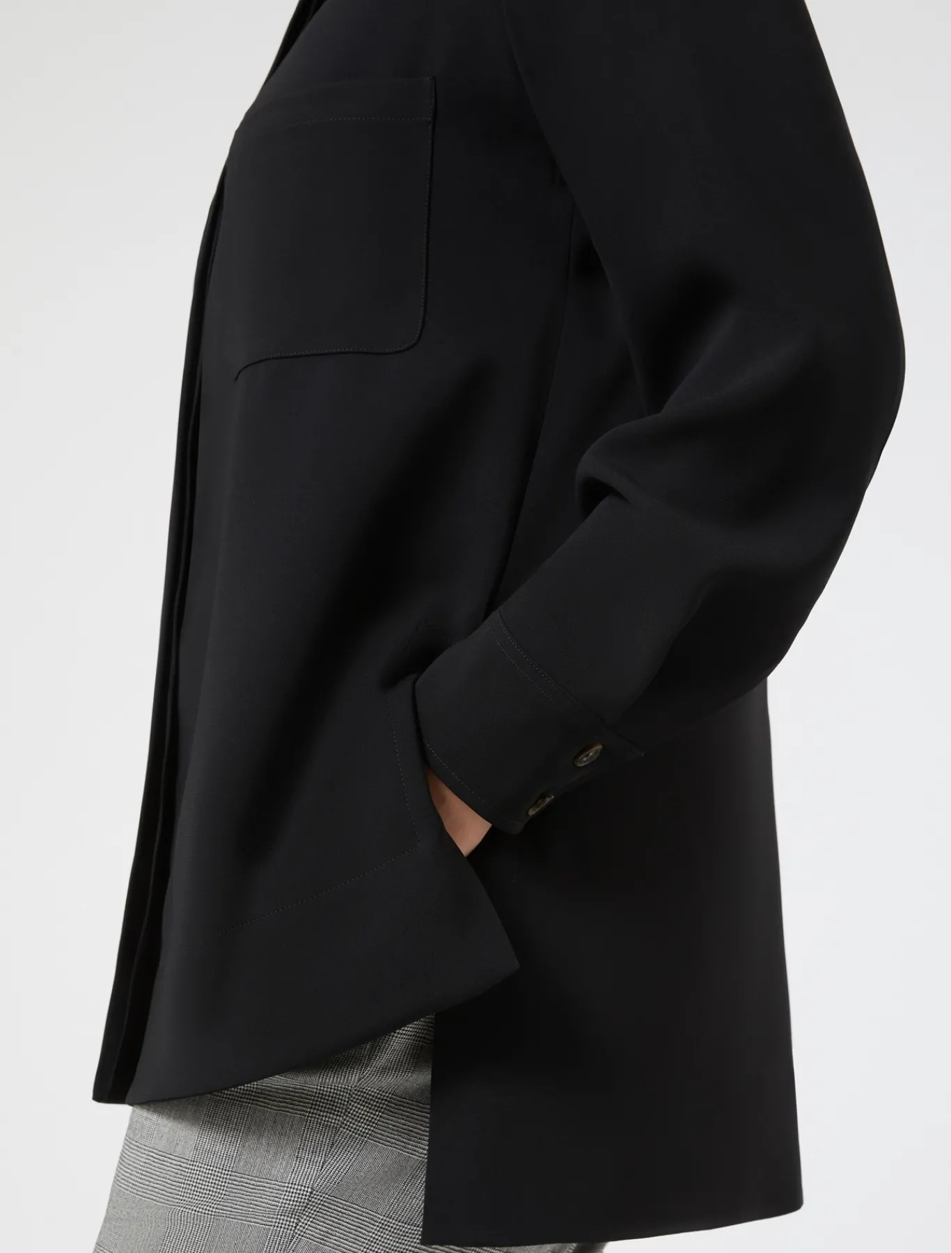 Marina Rinaldi Camicie & Bluse | Camicie & Bluse*Casacca in cady triacetato NERO
