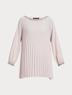 Marina Rinaldi Bluse | Camicie & Bluse*Casacca in crêpe plissé ROSA