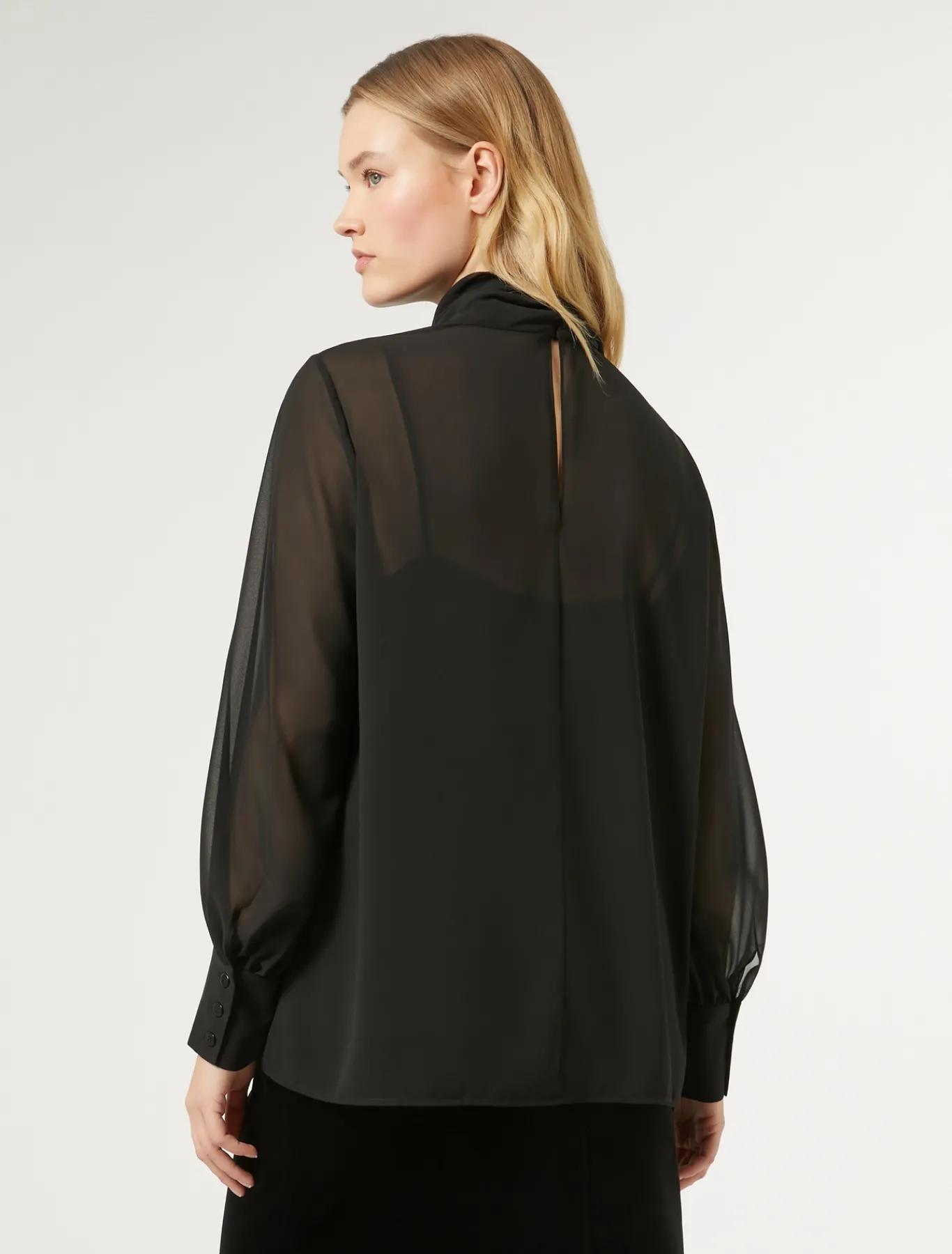 Marina Rinaldi Camicie & Bluse | Camicie & Bluse*Casacca in georgette NERO