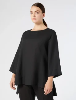 Marina Rinaldi Camicie & Bluse | Camicie & Bluse*Casacca in lino NERO