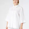 Marina Rinaldi Camicie & Bluse | Camicie & Bluse*Casacca in lino BIANCOOTTICO