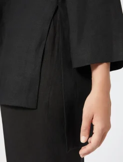 Marina Rinaldi Camicie & Bluse | Camicie & Bluse*Casacca in lino NERO