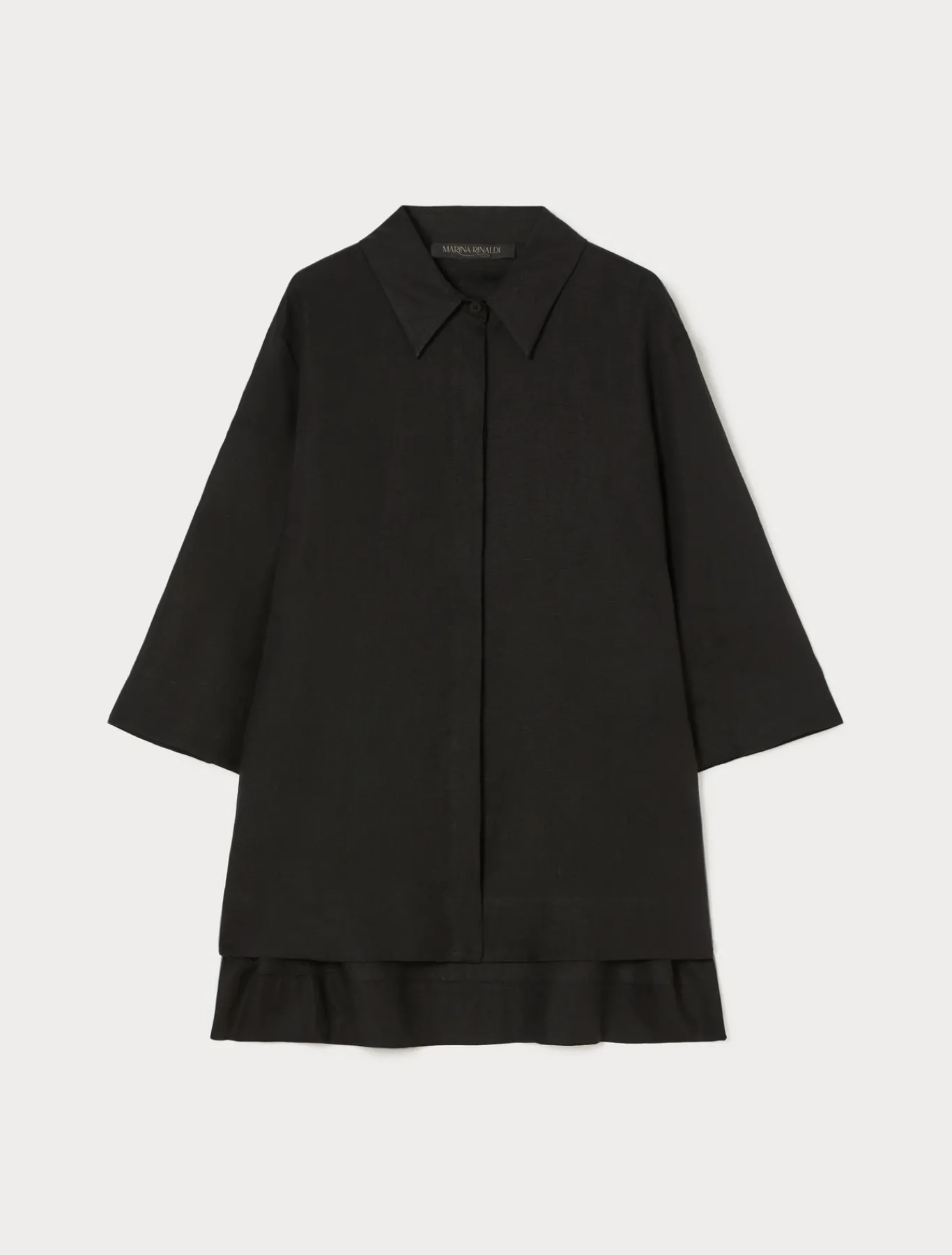 Marina Rinaldi Camicie & Bluse | Camicie & Bluse*Casacca in lino NERO
