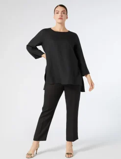 Marina Rinaldi Camicie & Bluse | Camicie & Bluse*Casacca in lino NERO