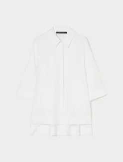 Marina Rinaldi Camicie & Bluse | Camicie & Bluse*Casacca in lino BIANCOOTTICO