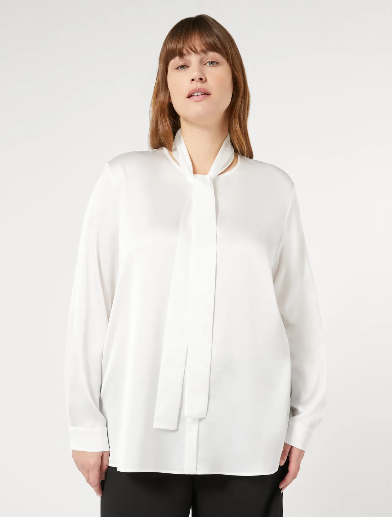 Marina Rinaldi Camicie & Bluse | Camicie & Bluse*Casacca in raso BIANCO